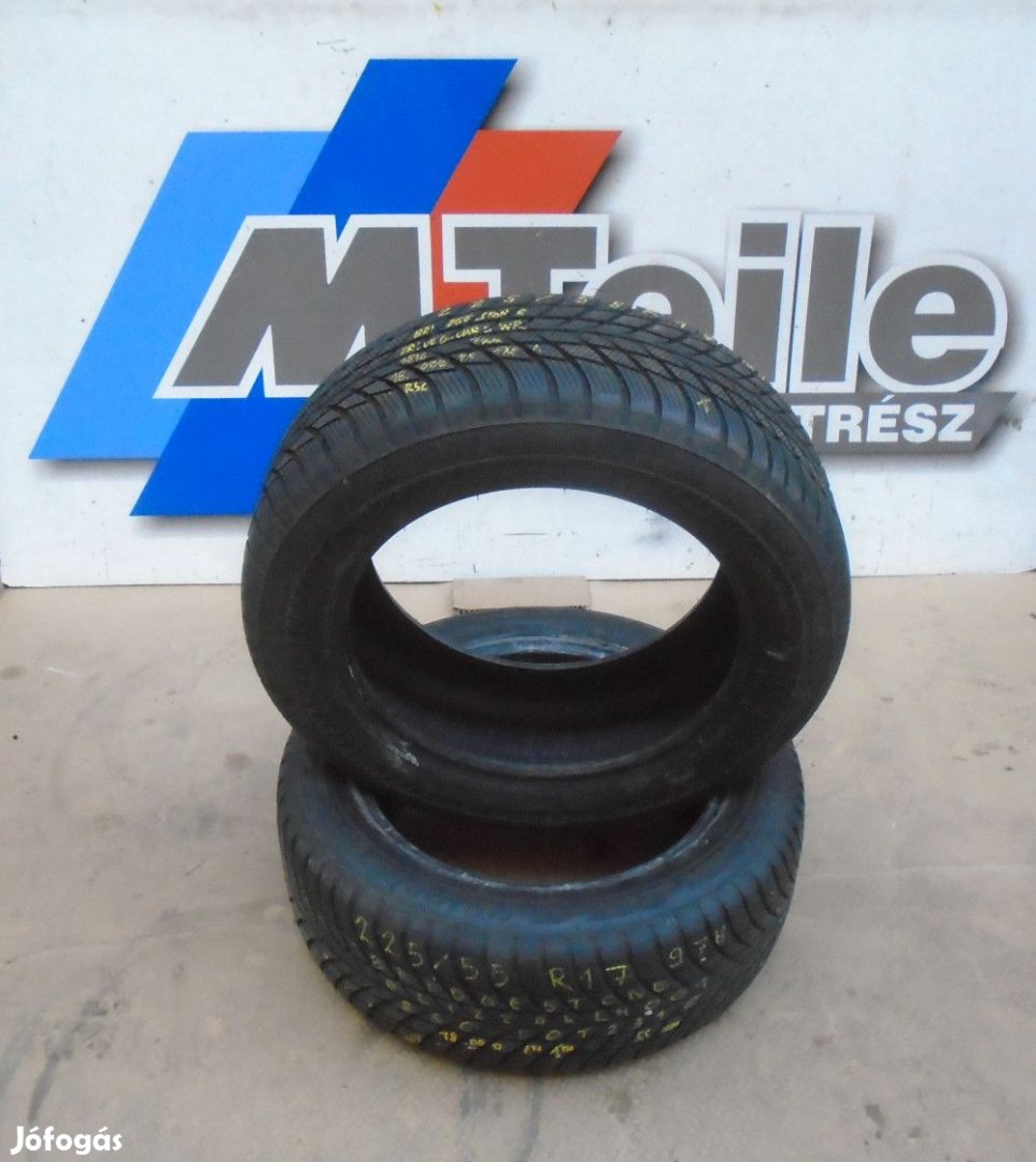 ÁR/DB! [GYÁRI HASZNÁLT] 2 DB - BRIDGESTONE TÉLI GUMIK ( AZONOS MINTA,